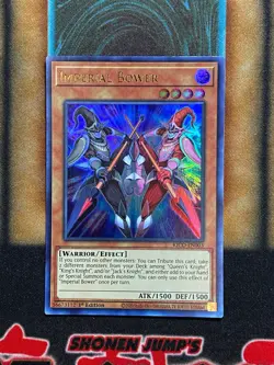 Yugioh Imperial Bower KICO-EN003 Ultra Rare 1st Ed NM - Image 1