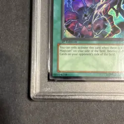 Yu-Gi-Oh! - Ancient Sanctuary Dark Magic Attack 2004 AST-095 1st Edition PSA 9 - Image 4