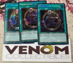 3x (M/NM) - Magicalized Fusion - RA01-EN058 - Secret Rare - 1st Edition YuGiOh - Image 1