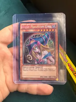 YUGIOH Dark Magician Girl Secret Rare 1st Edition Euro Print LCYW-EN022 - Image 1
