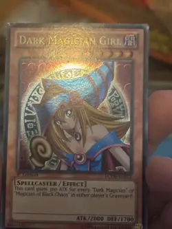 YUGIOH Dark Magician Girl Secret Rare 1st Edition Euro Print LCYW-EN022 - Image 3