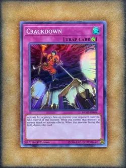 Yugioh Crackdown DANE-EN078 Super Rare 1st Ed NM - Image 1