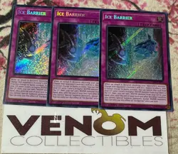 3x (M/NM) - Ice Barrier - RA01-EN071 - Secret Rare - 1st Edition YuGiOh - Image 1