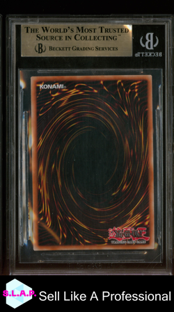 GAIA THE DRAGON CHAMPION YU-GI-OH SR LOB EYES WHITE DRAGON LOB-125 ENG BGS 9,5 - Image 2