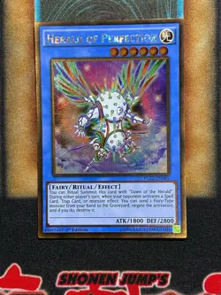 Yugioh Herald Of Perfection PGL2-EN085 Gold Rare 1st Ed LP - Image 1