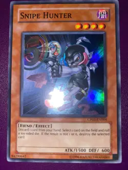 Yugioh Snipe Hunter CP03-EN004 Super Rare LP champion Pack 3 - Image 1
