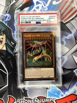 G2U YuGiOh Slifer the Sky Dragon RA03EN244 QCR PSA Gem Mint 10 - Image 1