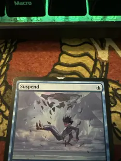 Mtg Magic Modern Horizons 2 Suspend Hologram Miscut Misprint Error Card - Image 3