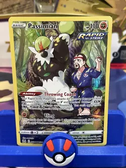 Pokemon Card TCG - Passimian TG08/TG30 Ultra Rare - Silver Tempest NM - Image 1