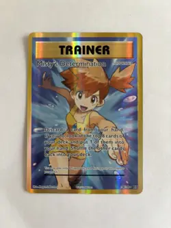 Mint 108/108 Evolutions Misty's Determination Full Art Trainer Card Ultra Rare - Image 1