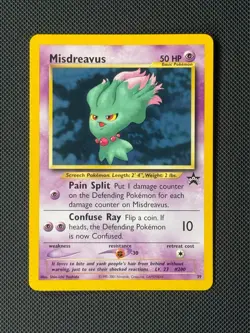 Misdreavus 39 Black Star Promo Pokemon Card WOTC Promo NM - Image 5