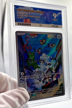 Pokemon Cards - ACE 9 Chatot 181/162 - Temporal Forces IR - PSA BGS CGC - Image 3