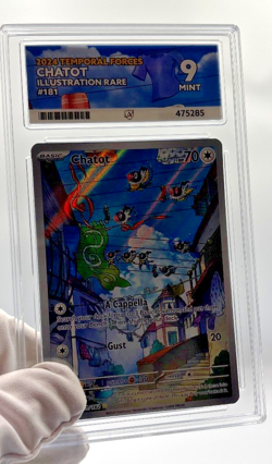 Pokemon Cards - ACE 9 Chatot 181/162 - Temporal Forces IR - PSA BGS CGC - Image 4
