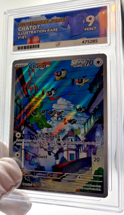 Pokemon Cards - ACE 9 Chatot 181/162 - Temporal Forces IR - PSA BGS CGC - Image 5