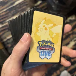 2025 Mega Evolution Booster Pack Code Cards X69 Unused POKEMON TCG ONLINE - Image 1