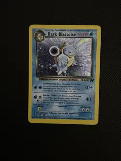 Pokemon TCG Dark Blastoise Holo Card 3/82 Played Condition/mp/hp - Image 1