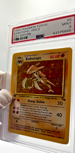 Pokemon Cards - PSA 9 1st Edition Kabutops 9/62 - Fossil Set - MINT - PSA9 - Image 5