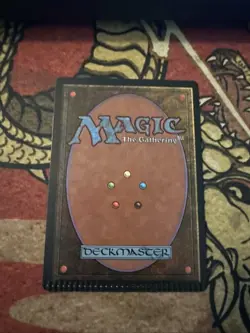 Mtg Magic Fallen Empires Tracker Misprint Error Full Crimp Card - Image 3