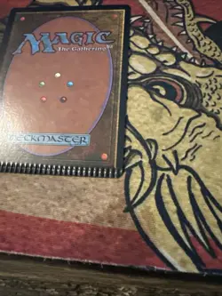 Mtg Magic Fallen Empires Tracker Misprint Error Full Crimp Card - Image 5