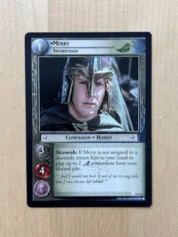 MERRY/MERIADOC (RARE) COLLECTION (LORD OF THE RINGS TCG, LOT OF 5 RARE CARDS) - Image 2