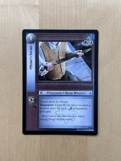 MERRY/MERIADOC (RARE) COLLECTION (LORD OF THE RINGS TCG, LOT OF 5 RARE CARDS) - Image 4