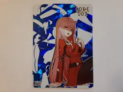 Zero Two Darling in the Fraxx Goddess Story ZR-001 Anime Girl Waifu Card - Image 1