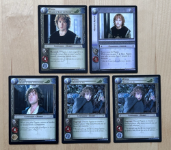 PIPPIN (RARE) COLLECTION (LORD OF THE RINGS TCG, LOT OF 5 RARE CARDS) - Image 1