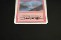 Lightning Bolt SIGNED Christopher Rush Magic Card Revised MTG - Image 5