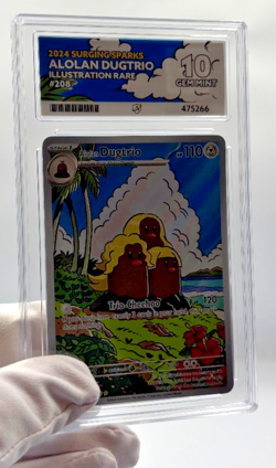 Pokemon Cards - ACE 10 Alolan Dugtrio 208/191 - Surging Sparks IR - PSA BGS CGC - Image 4