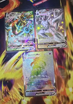 Grimmsnarl, Alcremie, & Dhelmise VMAX (Lot of 3) Shining Fates Pokemon Cards 🔥 - Image 1