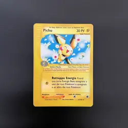 Pokemon Card Pichu Reverse 22/165 Expedition ITA italiano Good GD vintage - Image 1
