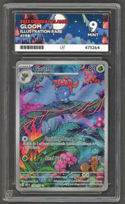 Pokemon Cards - ACE 9 Gloom 198/197 - Obsidian Flames IR - PSA BGS CGC - Image 1