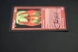 Rathi Dragon SIGNED Christopher Rush Magic: the Gathering Card Tempest MTG - Image 4