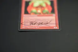 Rathi Dragon SIGNED Christopher Rush Magic: the Gathering Card Tempest MTG - Image 5