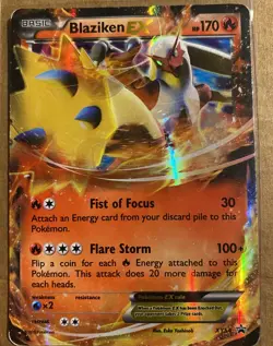 Blaziken EX XY54 XY Holo Black Star Promo MP Pokemon Card Pokemon MP - Image 1
