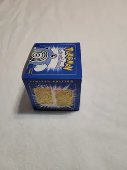 Pokemon POLIWHIRL 23K Gold Plated Trading Card 1999 Burger King Promo SEALED - Image 3