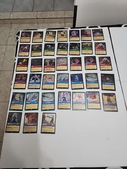 Disney Lorcana Fabled Lot Cold Foil Uncommon+Rare+Super Rare 38 Cards Original - Image 1