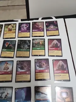 Disney Lorcana Fabled Lot Cold Foil Uncommon+Rare+Super Rare 38 Cards Original - Image 4