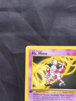 Pokemon Cards: 1st Edition Jungle Rare: Mr. Mime 22/64 - Image 2
