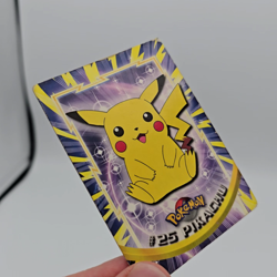 Pikachu 25 Topps Pokemon TCG 1999 TV Animation Series Blue Label Vintage Card HP - Image 2