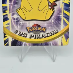 Pikachu 25 Topps Pokemon TCG 1999 TV Animation Series Blue Label Vintage Card HP - Image 4