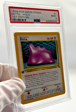 Pokemon Cards - PSA 9 1st Edition Ditto 3/62 - Fossil Set - MINT - PSA9 - Image 3