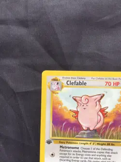 Pokemon Cards: 1st Edition Jungle Rare: Clefable 17/64 - Image 2
