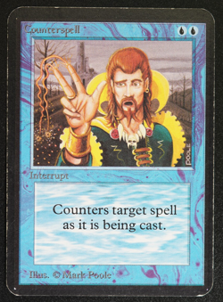 Counterspell Alpha MTG Card 1993 Magic: the Gathering - Image 1
