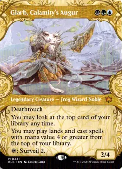 Glarb, Calamity's Augur (Showcase) M Bloomburrow 331 NM - Image 1