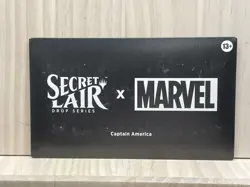 Magic the Gathering MTG Secret Lair X Marvel Captain America Non-Foil Sealed - Image 1
