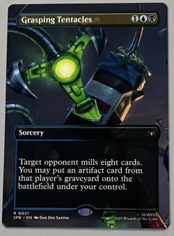 MTG Marvel’s Spider-Man Eternal Grasping Tentacles Sorcery RARE REGULAR #0021 - Image 1