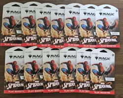 Magic The Gathering X Marvel Spiderman Booster Pack Bundle Of 13!!! - Image 1