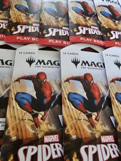 Magic The Gathering X Marvel Spiderman Booster Pack Bundle Of 13!!! - Image 2