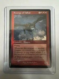 Scourge of Valkas (Retro Frame) Secret Lair Drop Foil - Image 1